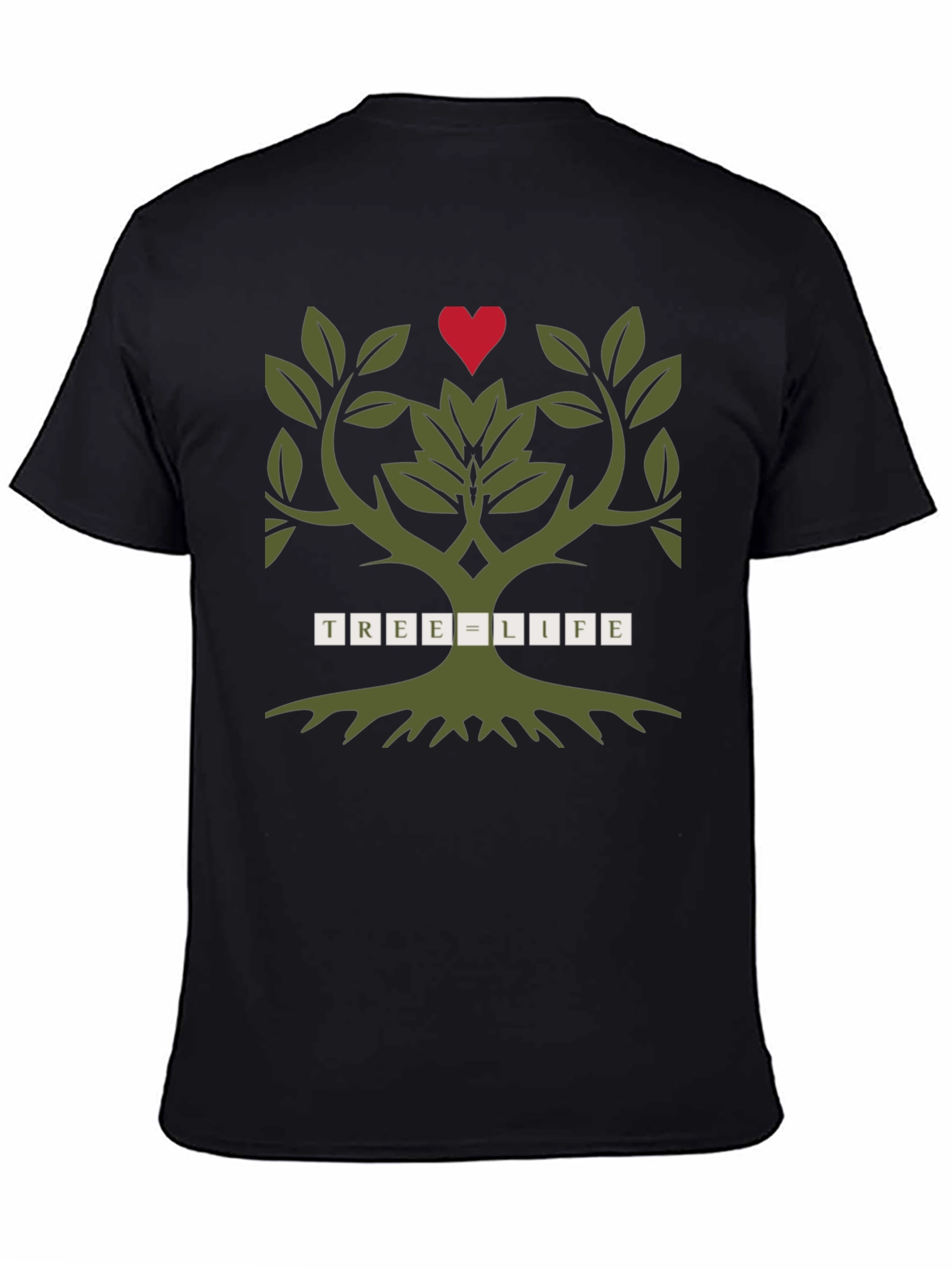 Camiseta Negra Árbol de la Vida