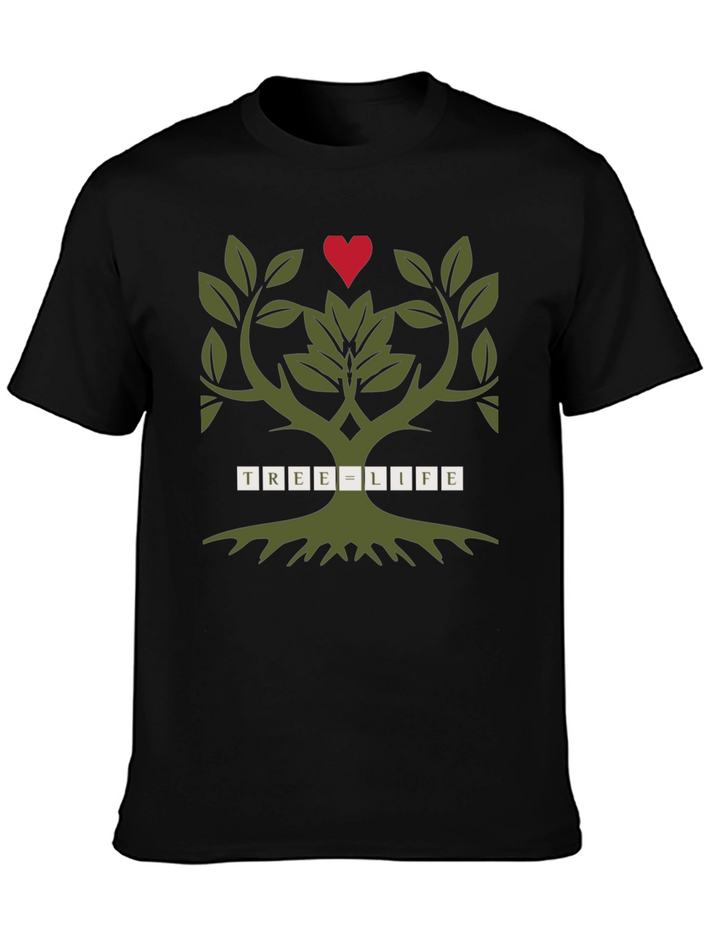 Camiseta Negra Árbol de la Vida