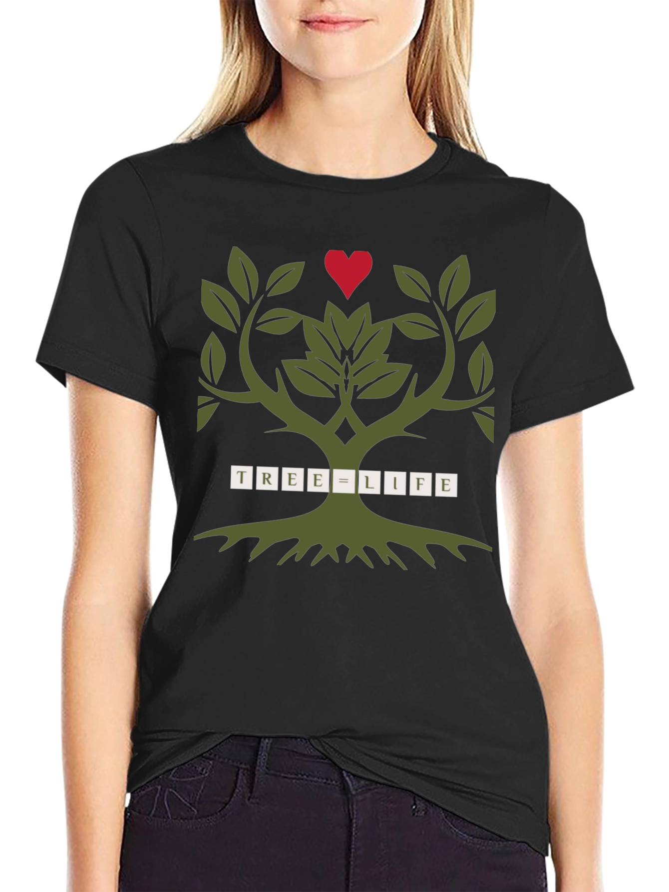 Camiseta Negra Árbol de la Vida