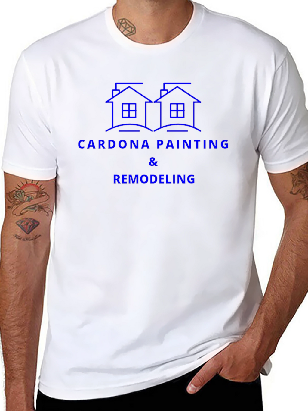Camiseta Negra Cardona Painting & Remodeling