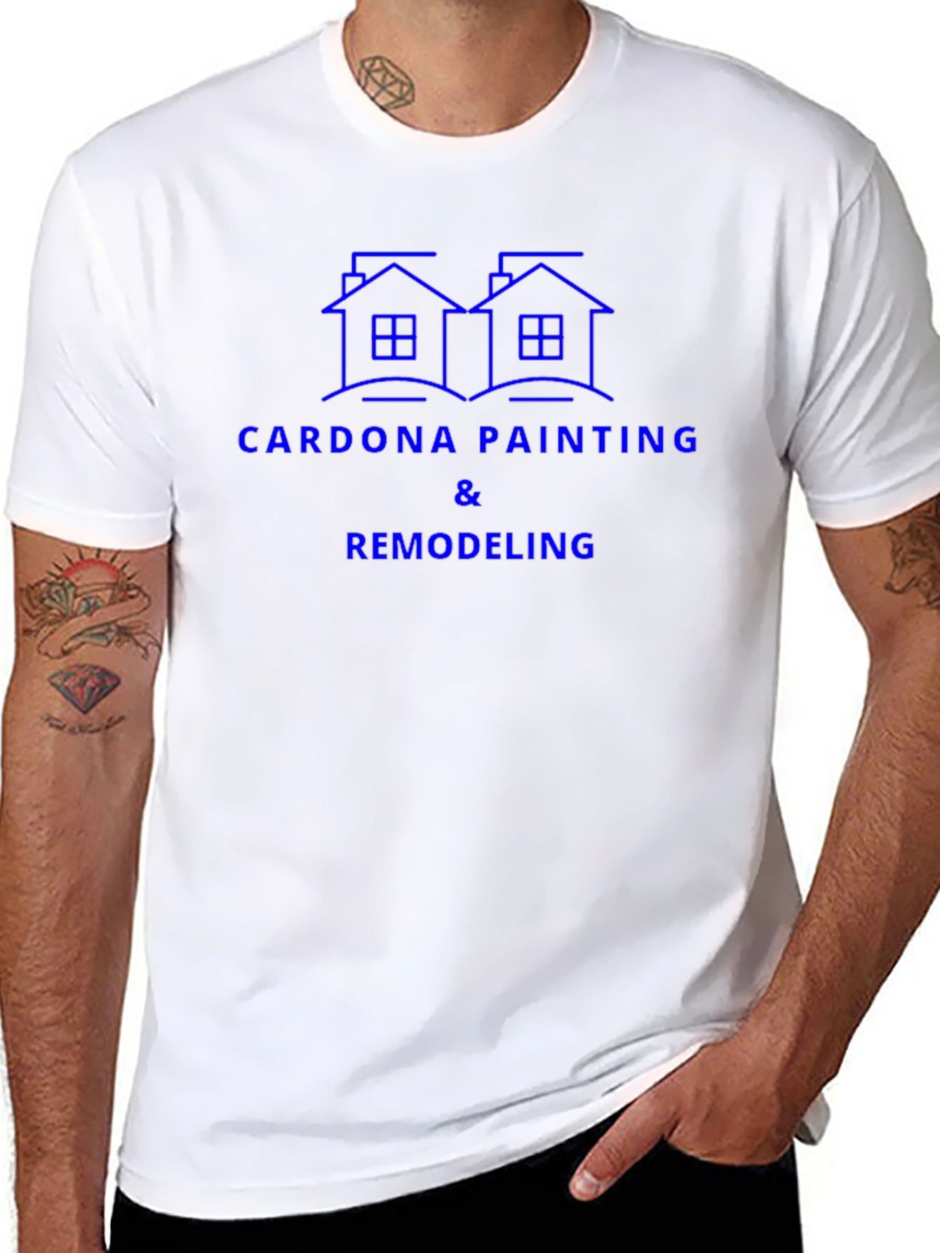 Camiseta Negra Cardona Painting & Remodeling
