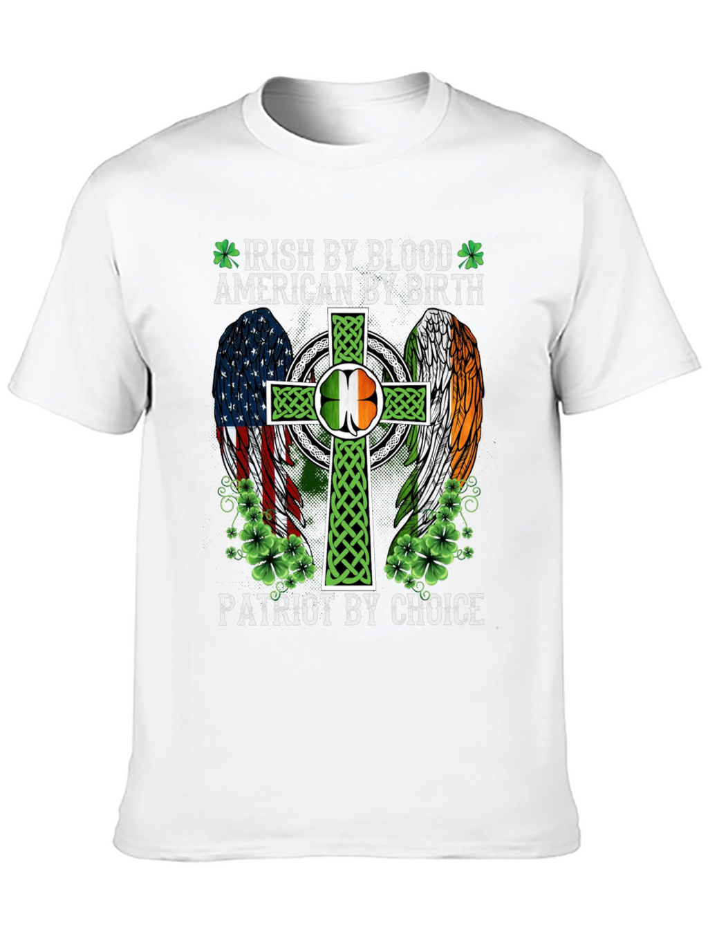 Camiseta Irlandesa Americana Patriota