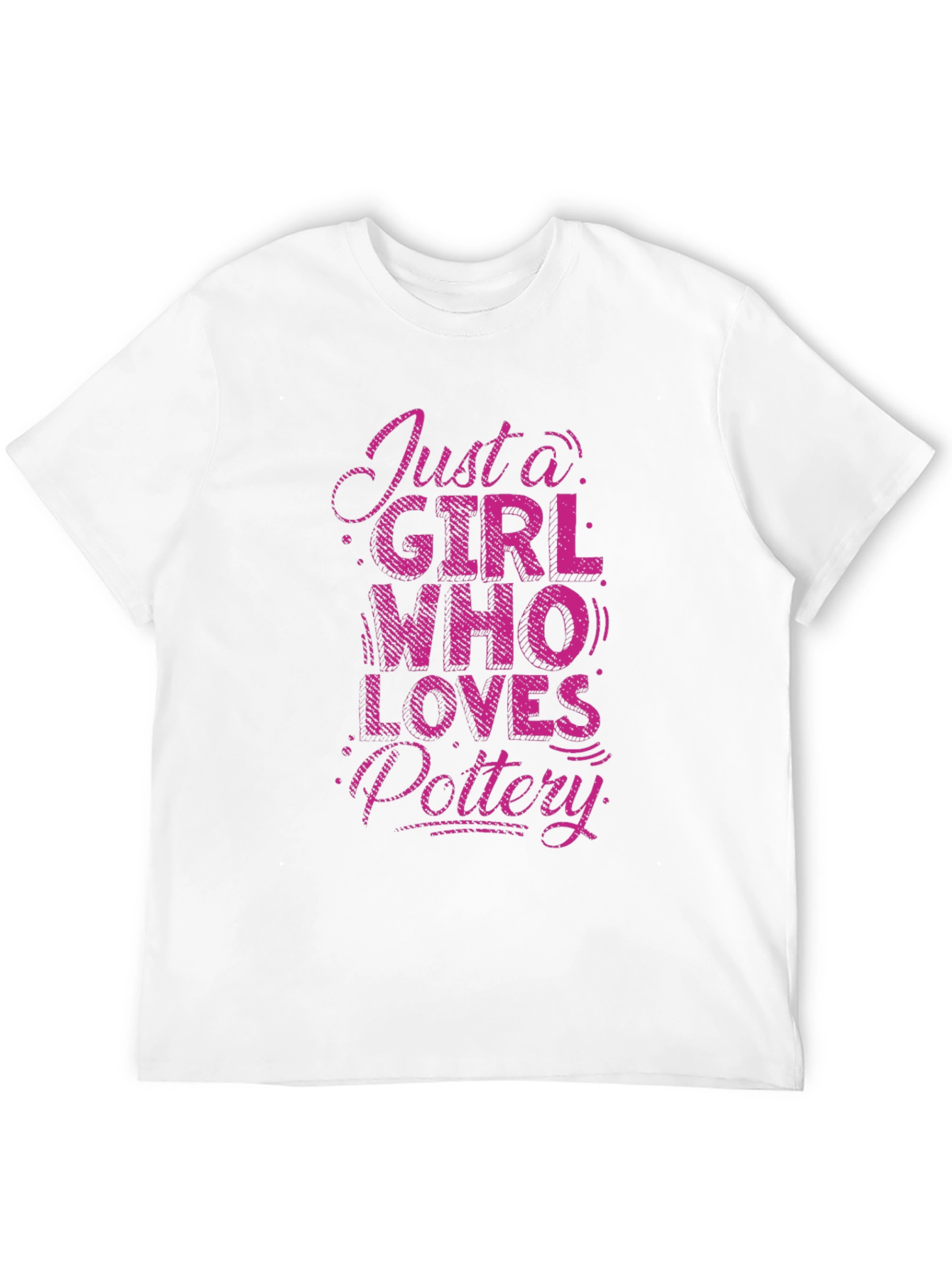 Camiseta Negra con Diseño de Cerámica para Mujer