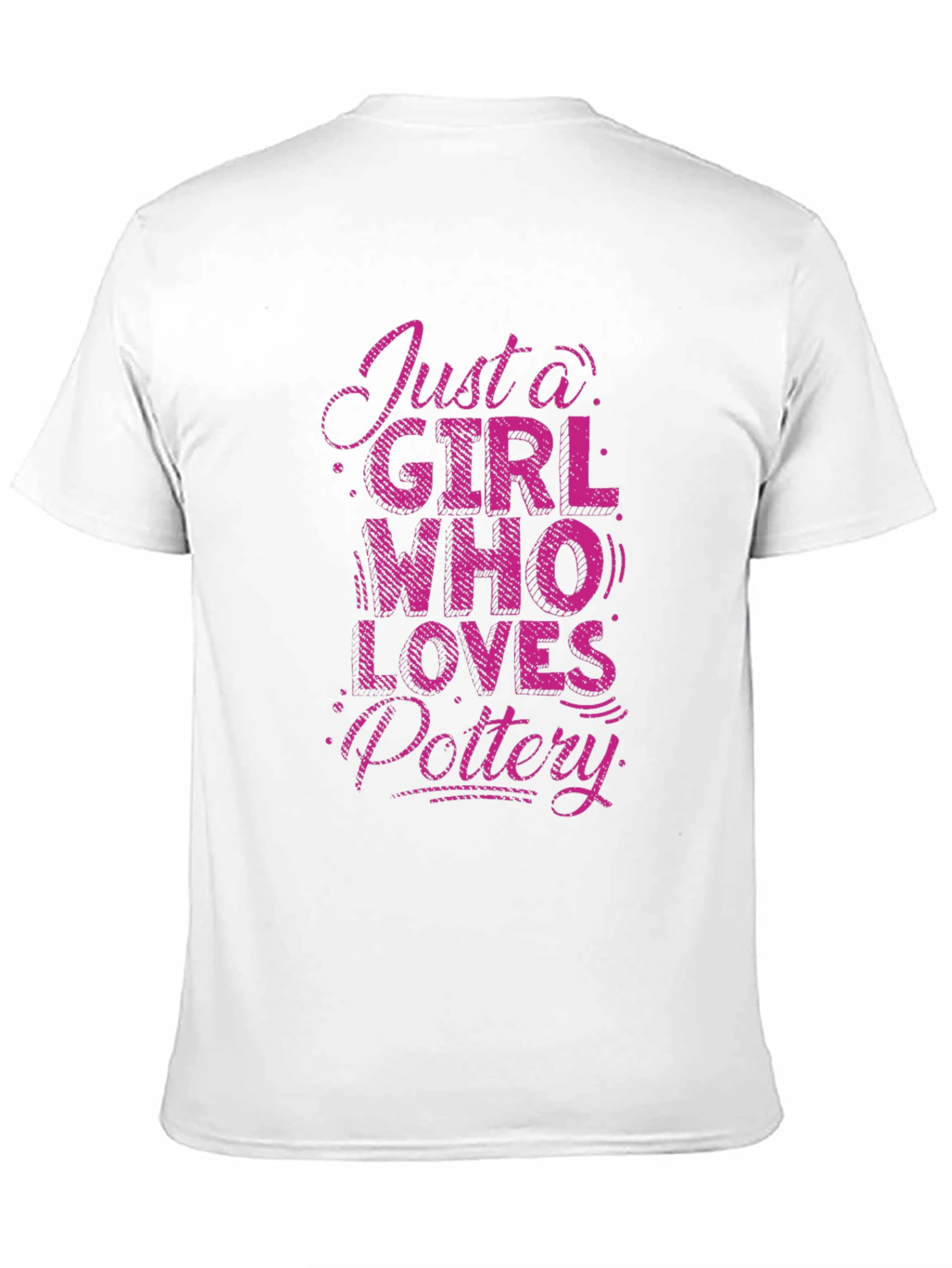 Camiseta Negra con Diseño de Cerámica para Mujer