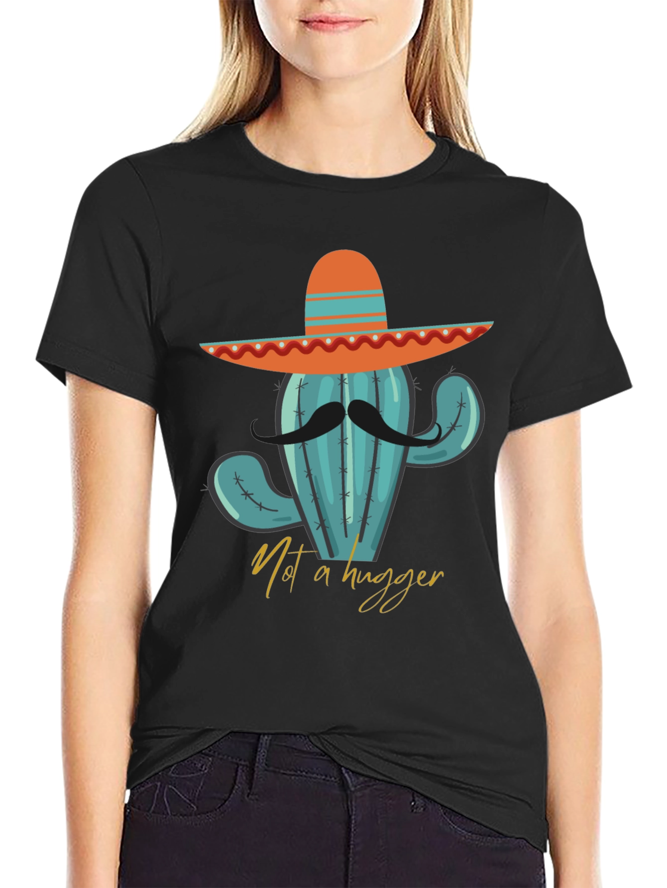 Camiseta Cactus con Sombrero - ¡No soy abrazador!