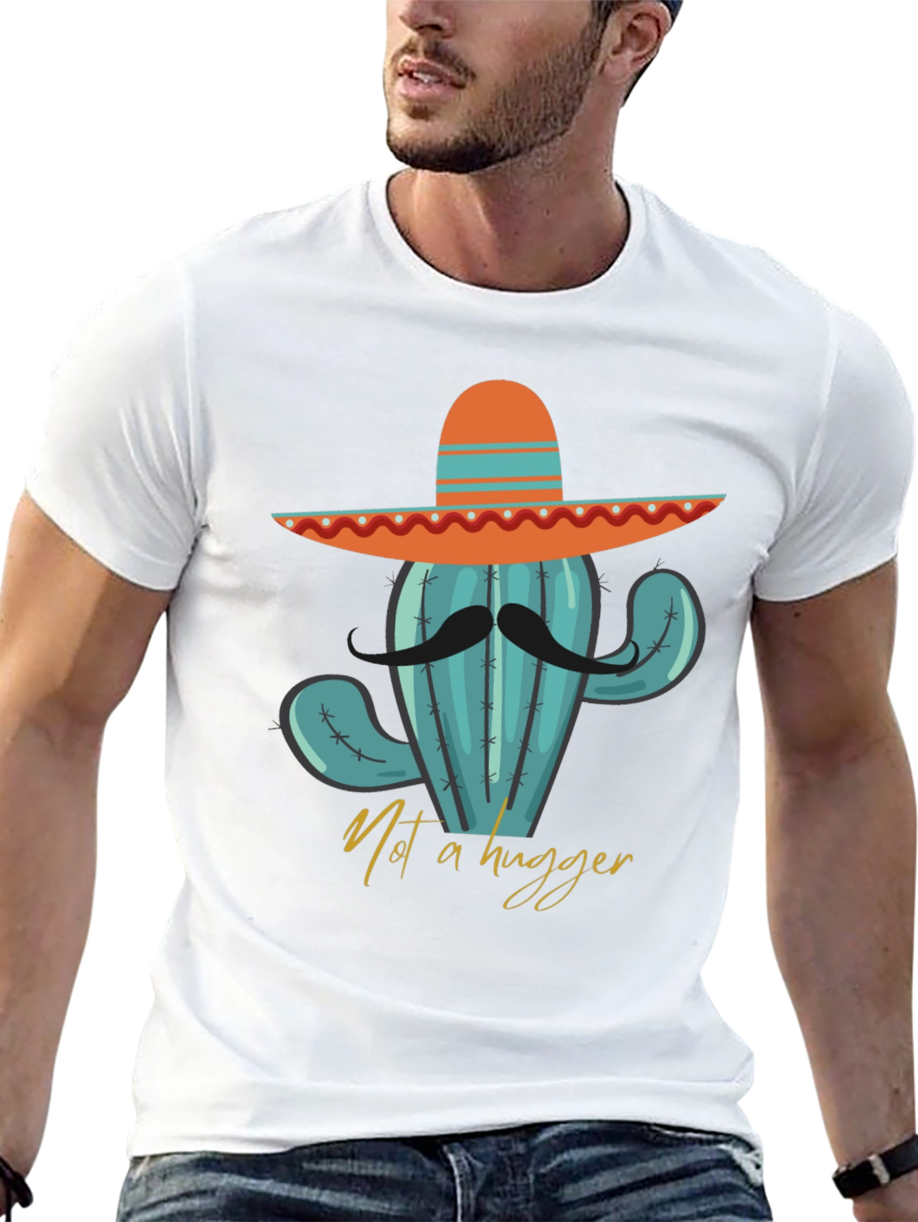 Camiseta Cactus con Sombrero - ¡No soy abrazador!