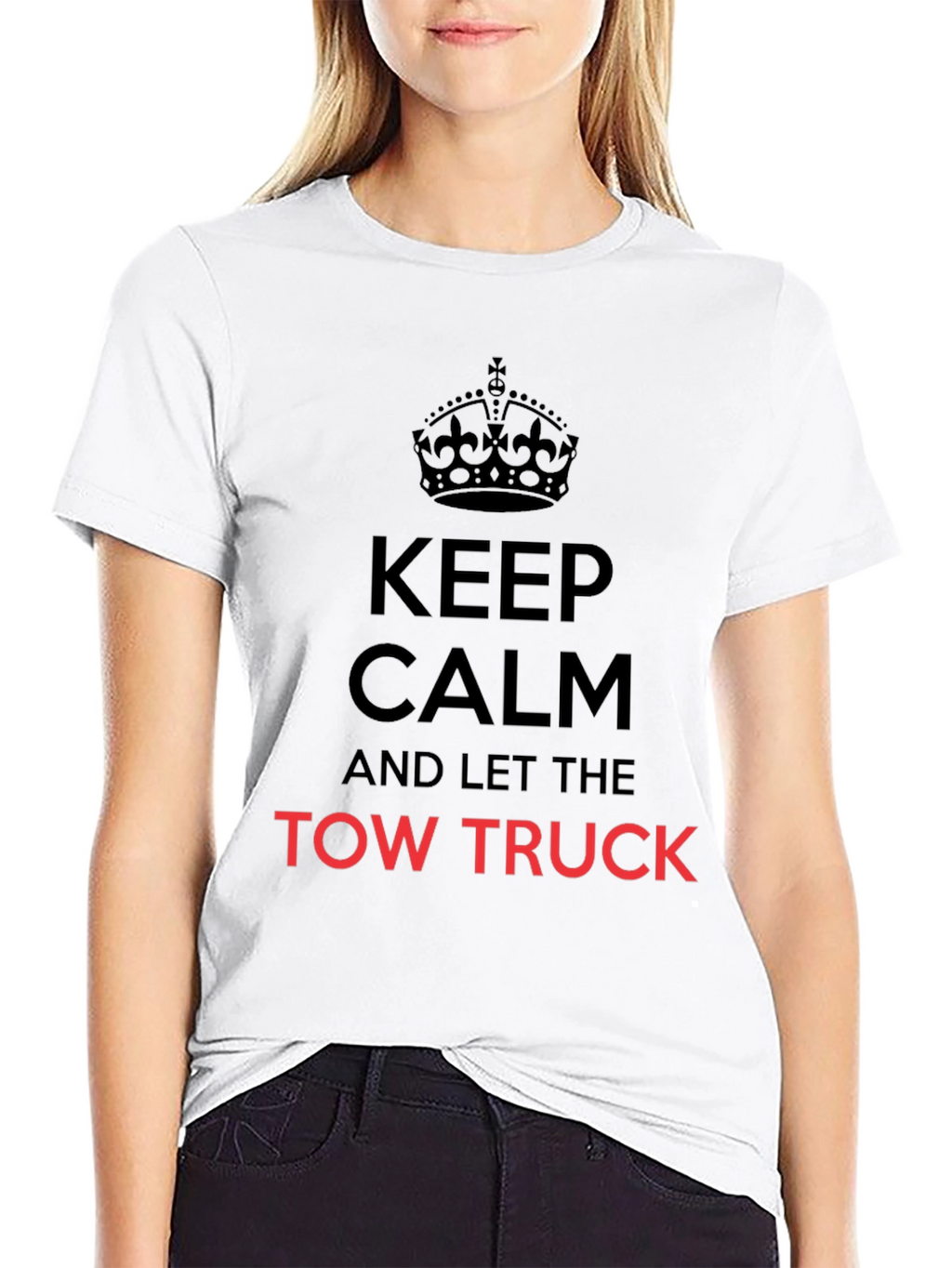 Camiseta Keep Calm Tow Truck