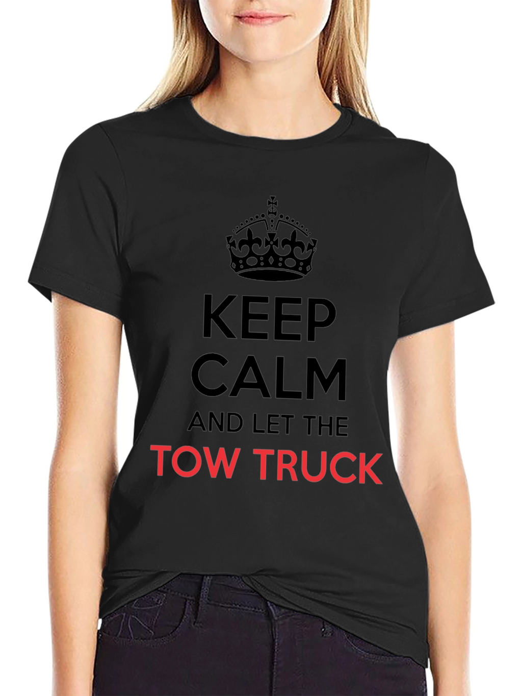 Camiseta Keep Calm Tow Truck