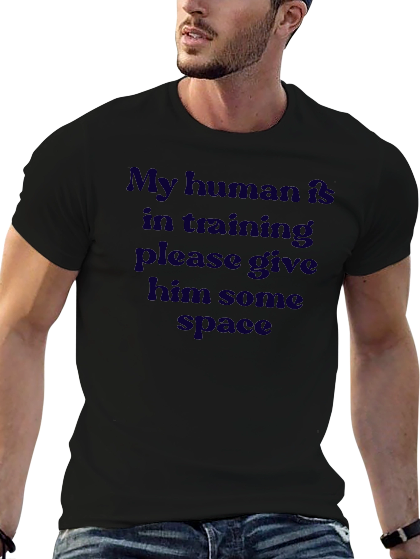 Camiseta Hombre Mi Humano En Entrenamiento