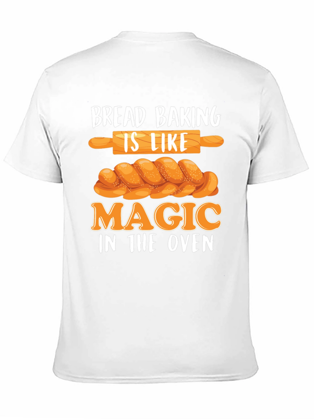 Camiseta Negra Bread Baking is Like Magic
