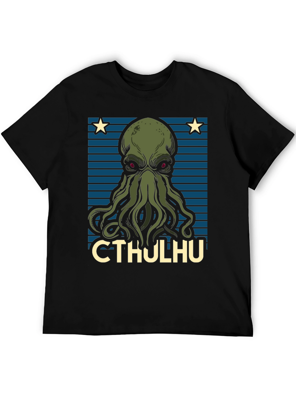 Camiseta Hombre Cthulhu Diseño Gráfico Original