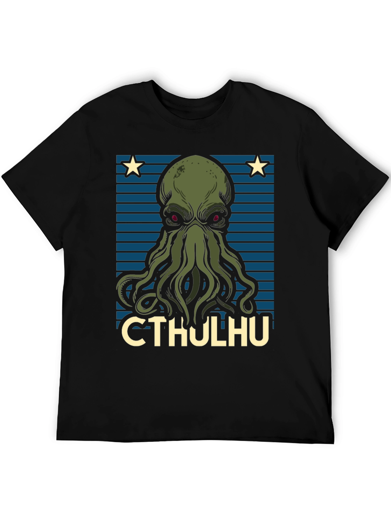 Camiseta Hombre Cthulhu Diseño Gráfico Original