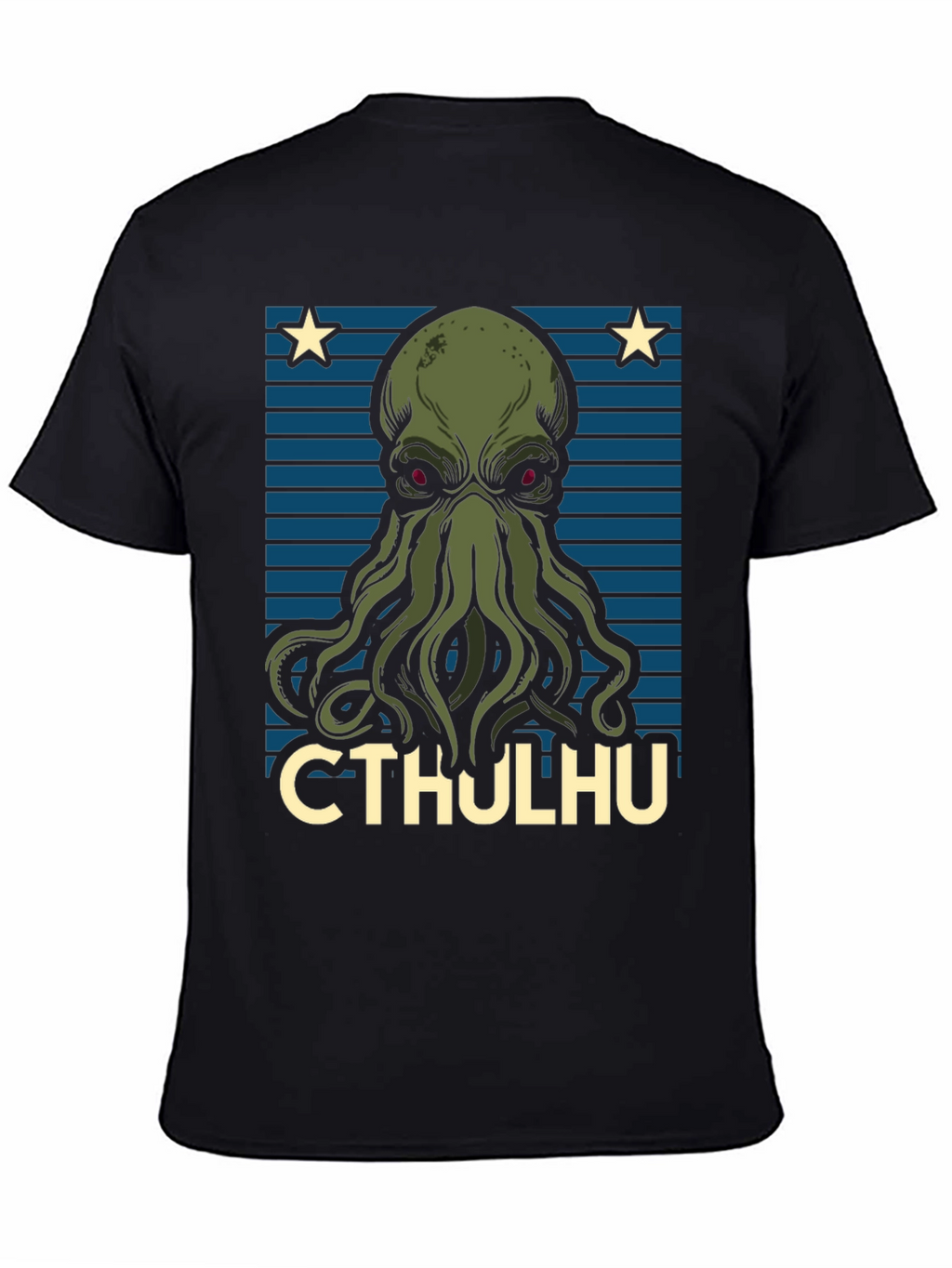 Camiseta Hombre Cthulhu Diseño Gráfico Original