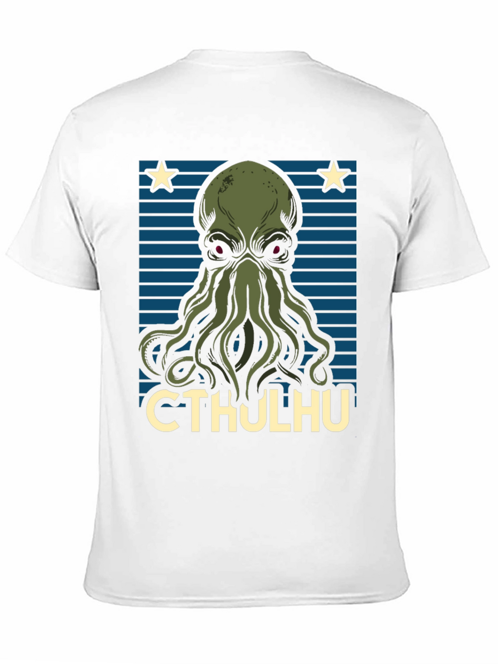 Camiseta Hombre Cthulhu Diseño Gráfico Original