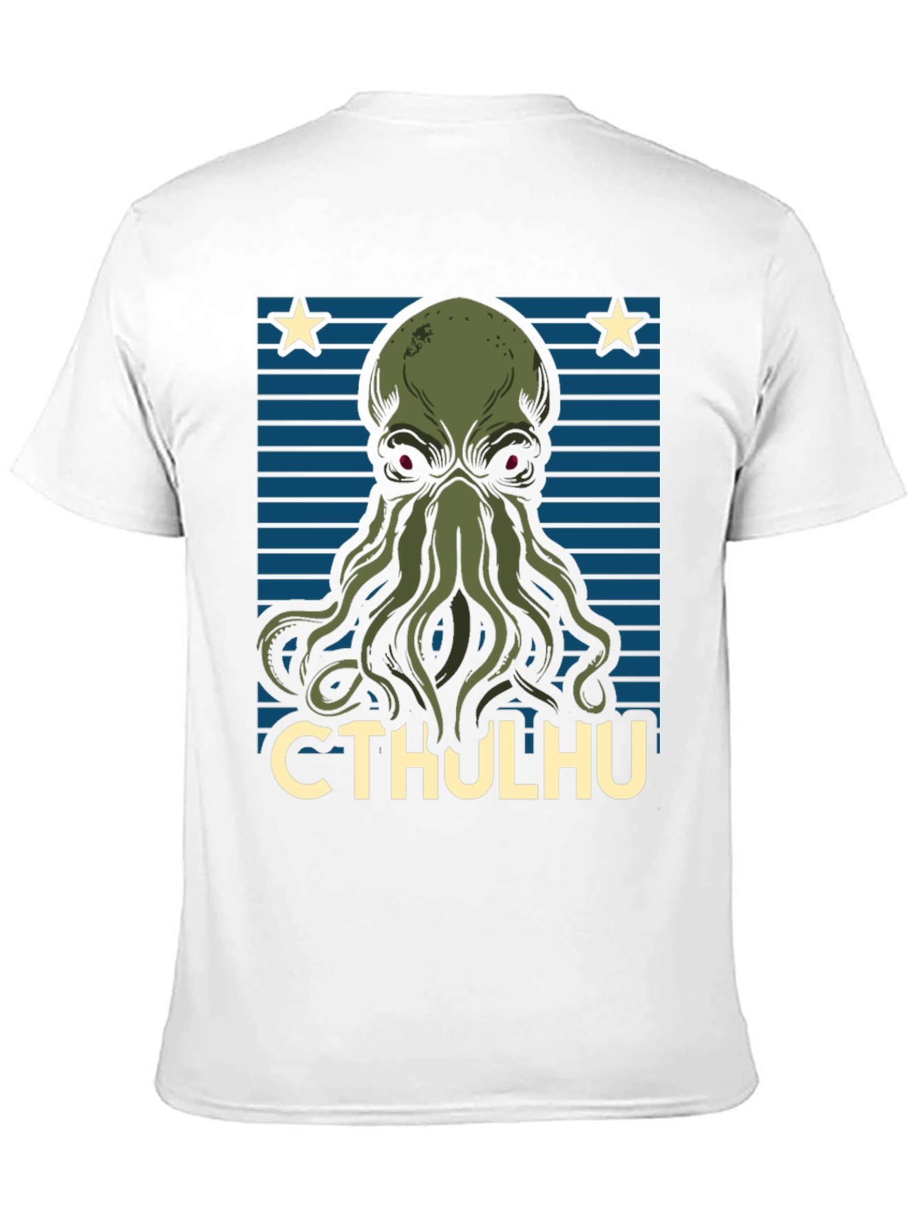 Camiseta Hombre Cthulhu Diseño Gráfico Original