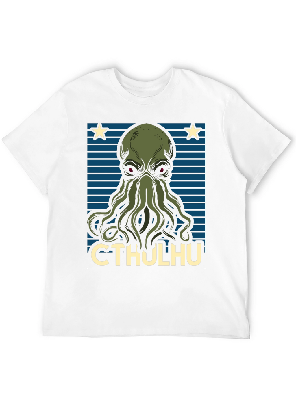 Camiseta Hombre Cthulhu Diseño Gráfico Original