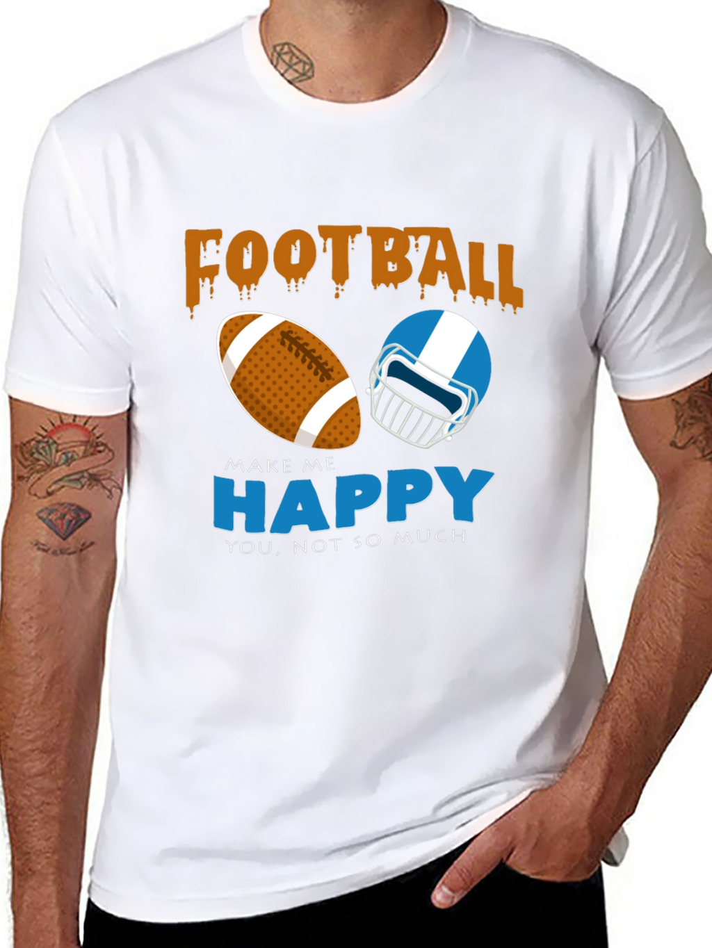 Camiseta Fútbol Americano - Me Hace Feliz