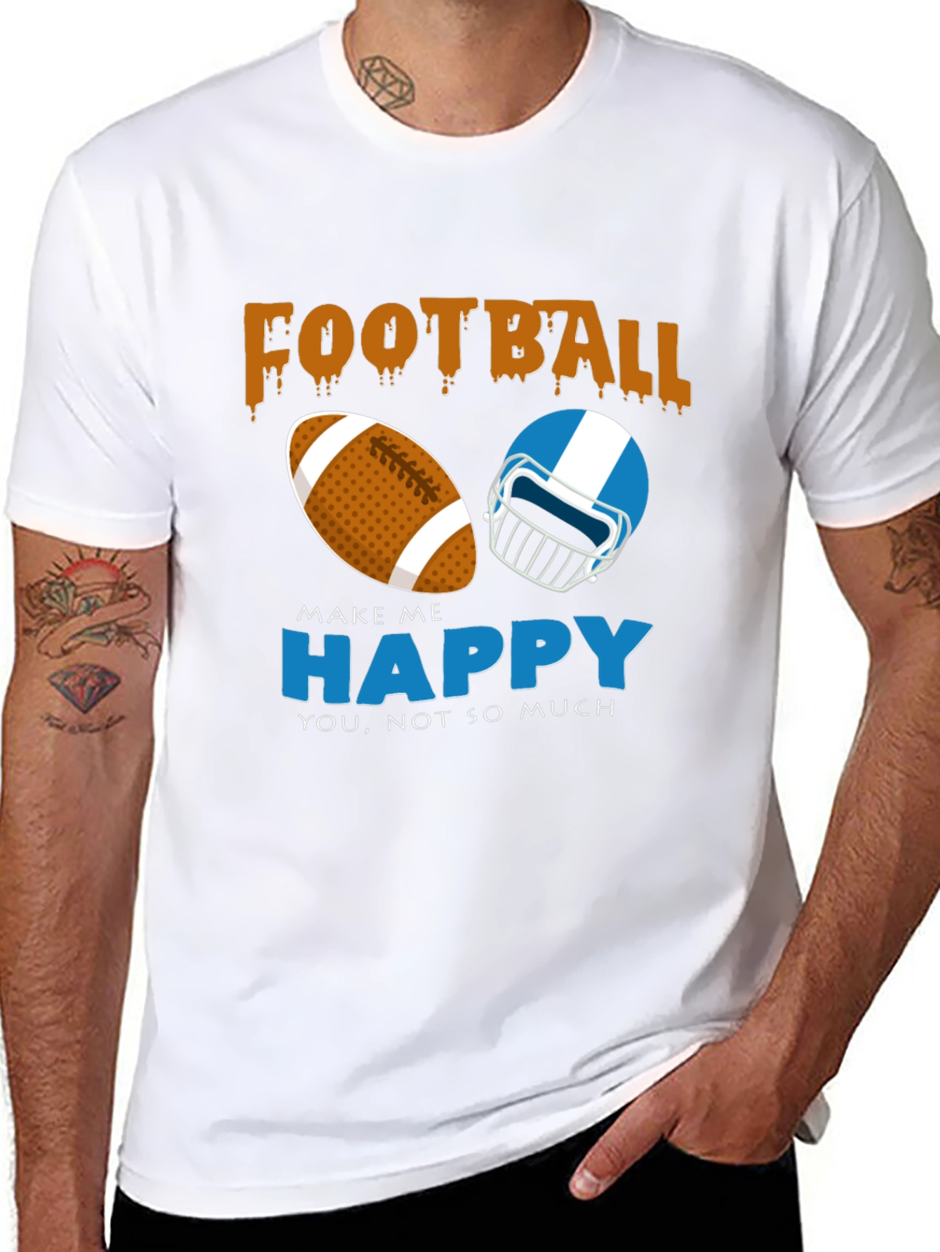 Camiseta Fútbol Americano - Me Hace Feliz