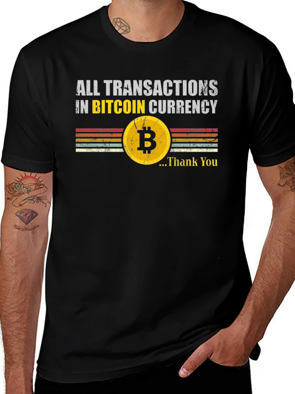 Camiseta Bitcoin - Todas las Transacciones