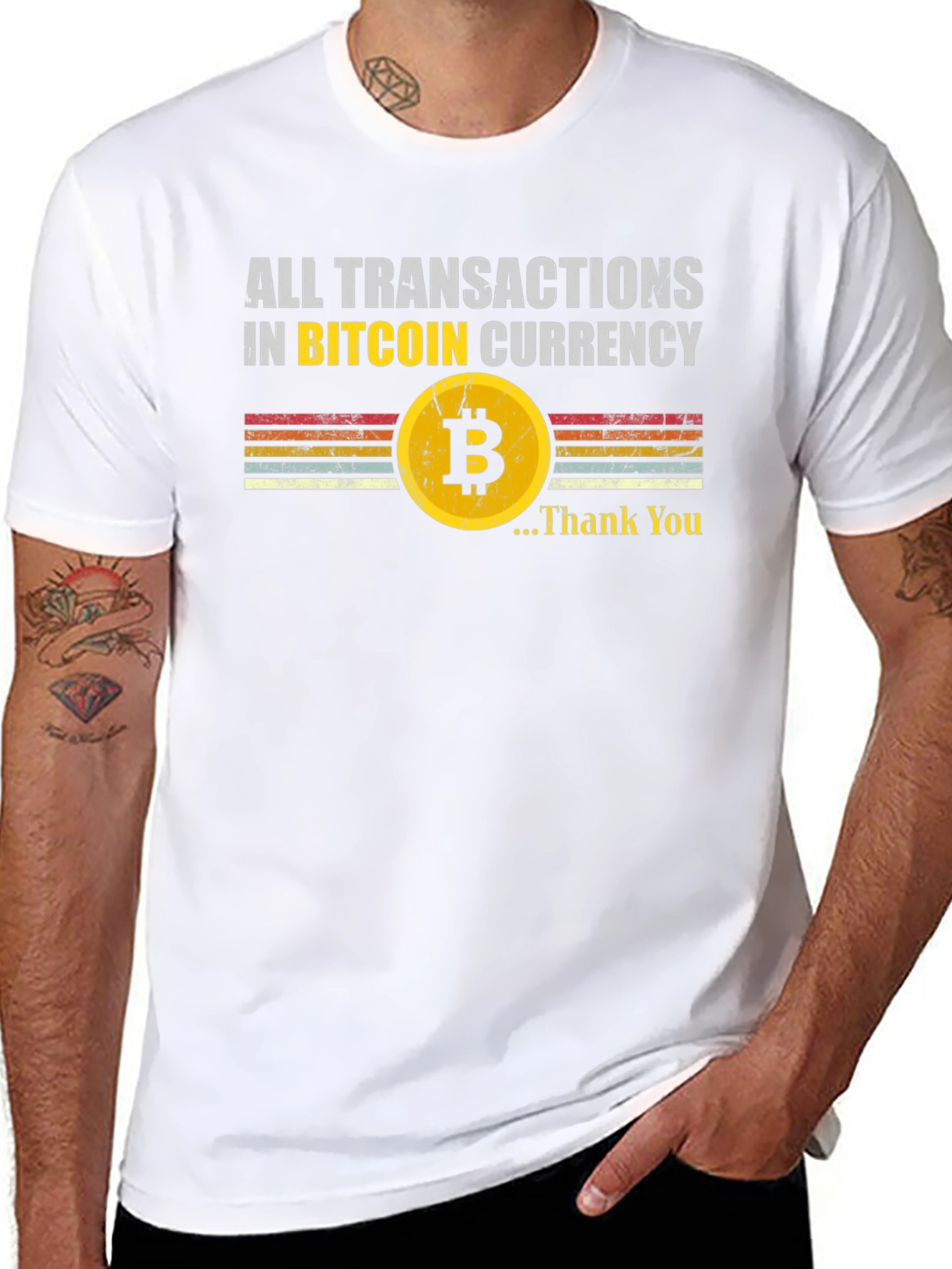 Camiseta Bitcoin - Todas las Transacciones
