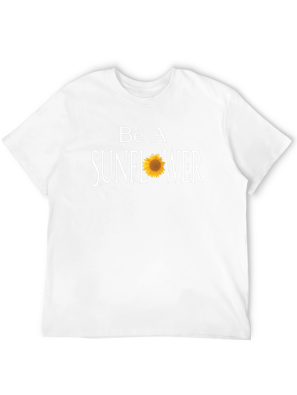 Camiseta Negra Be A Sunflower para Hombre