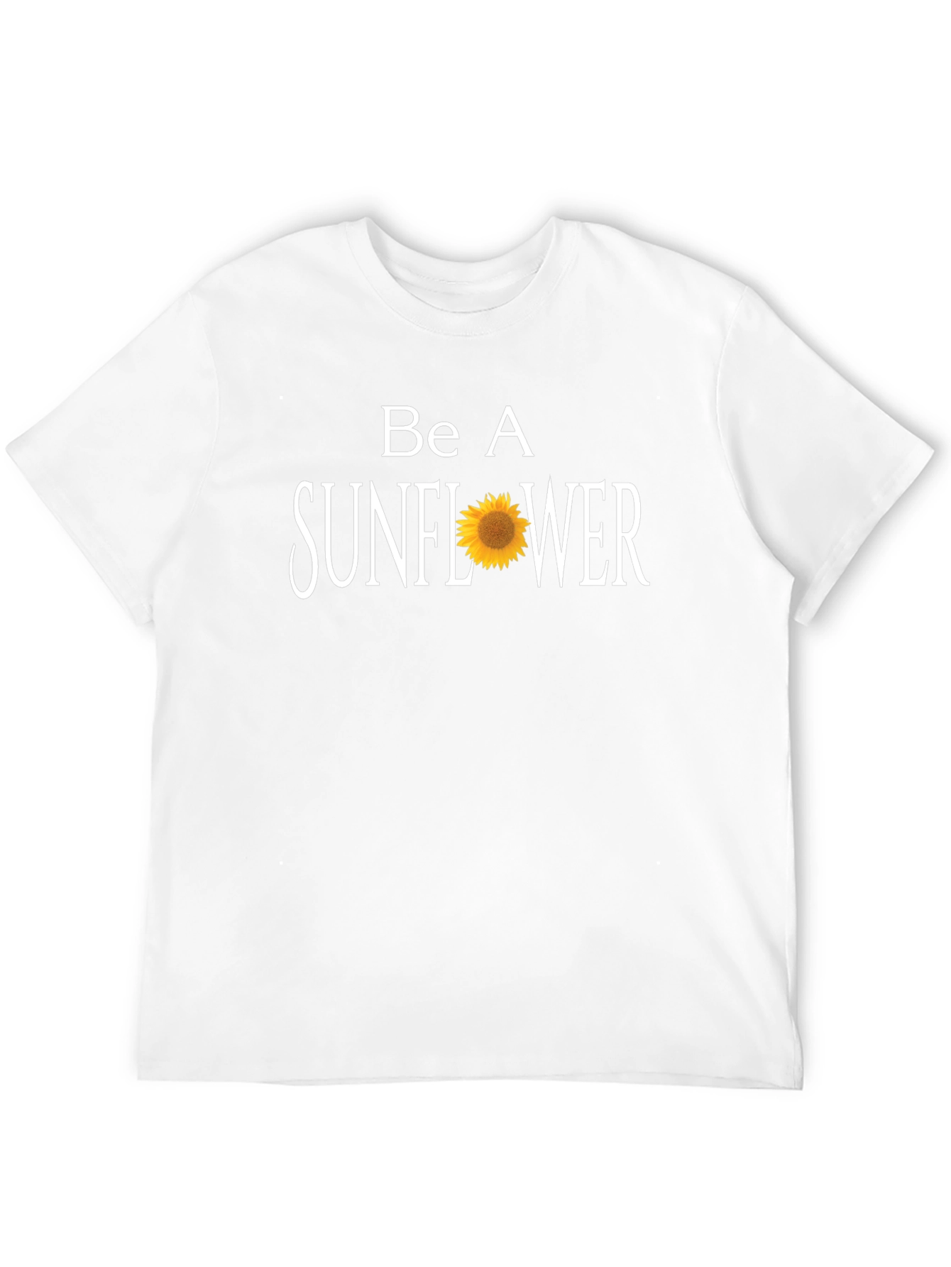 Camiseta Negra Be A Sunflower para Hombre