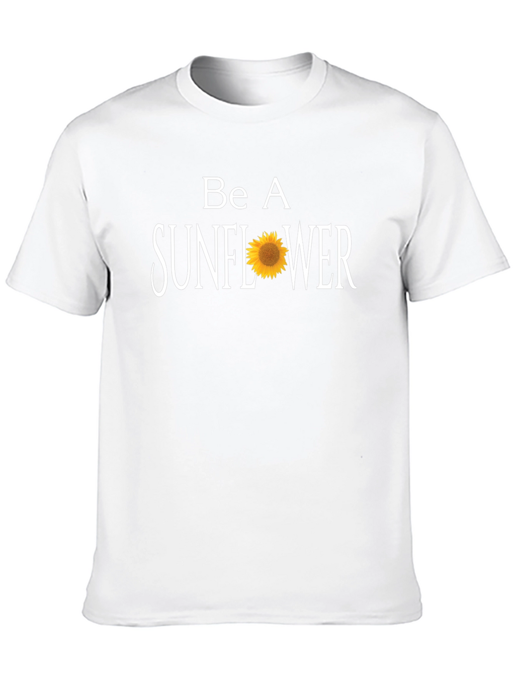 Camiseta Negra Be A Sunflower para Hombre