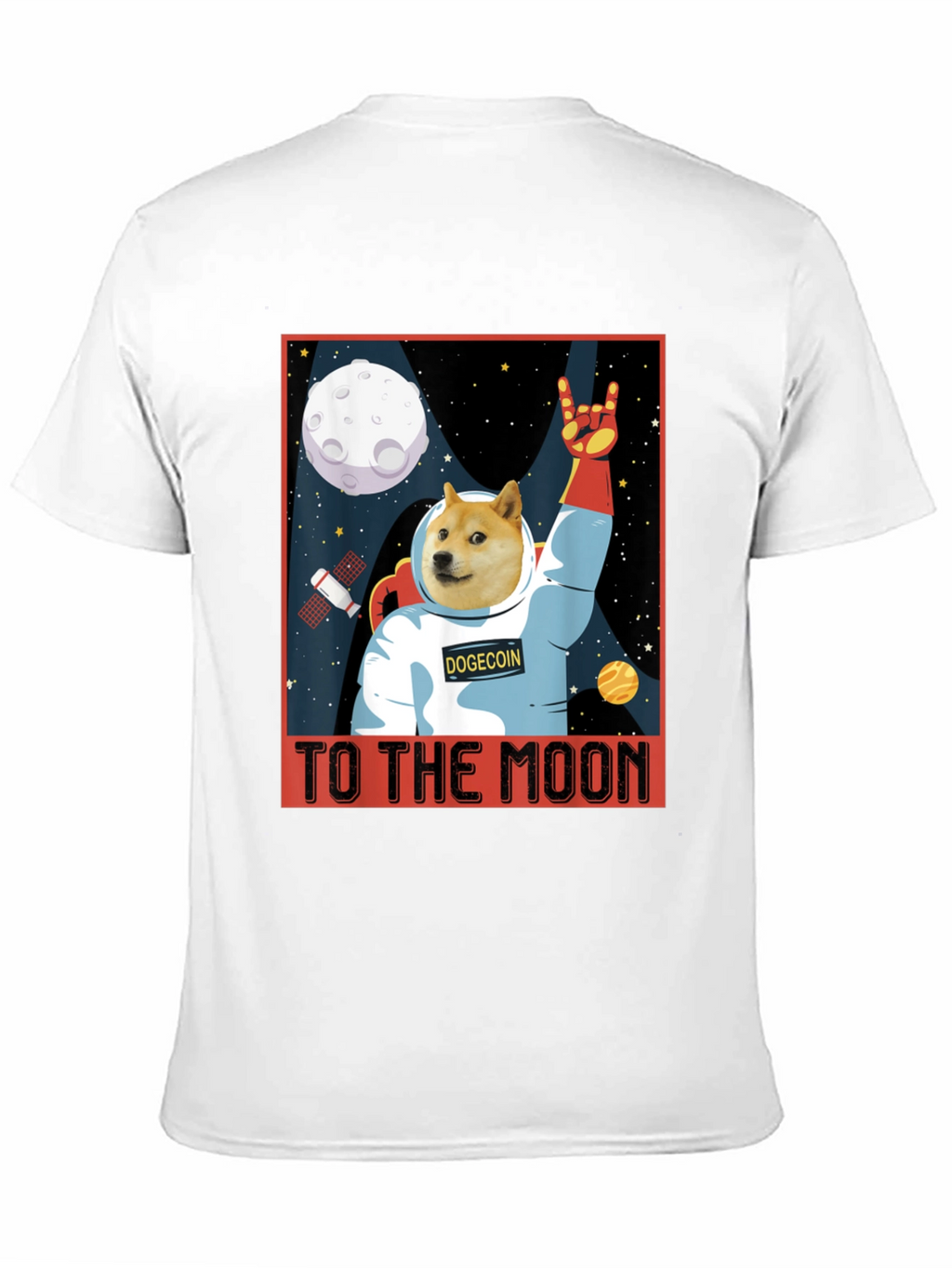 Camiseta Dogecoin - ¡A la Luna!