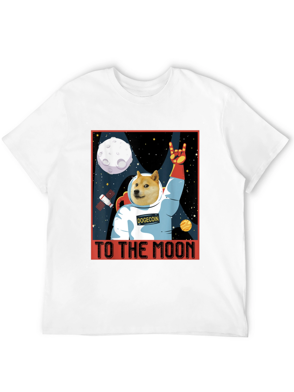 Camiseta Dogecoin - ¡A la Luna!