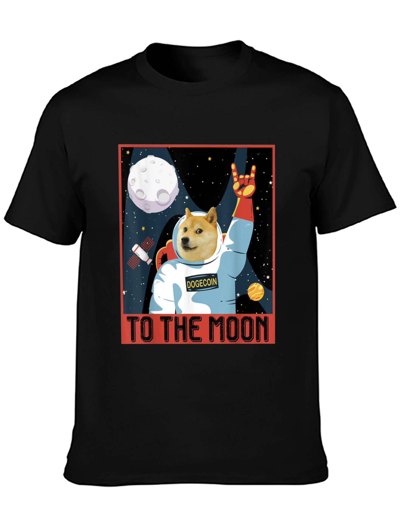 Camiseta Dogecoin - ¡A la Luna!