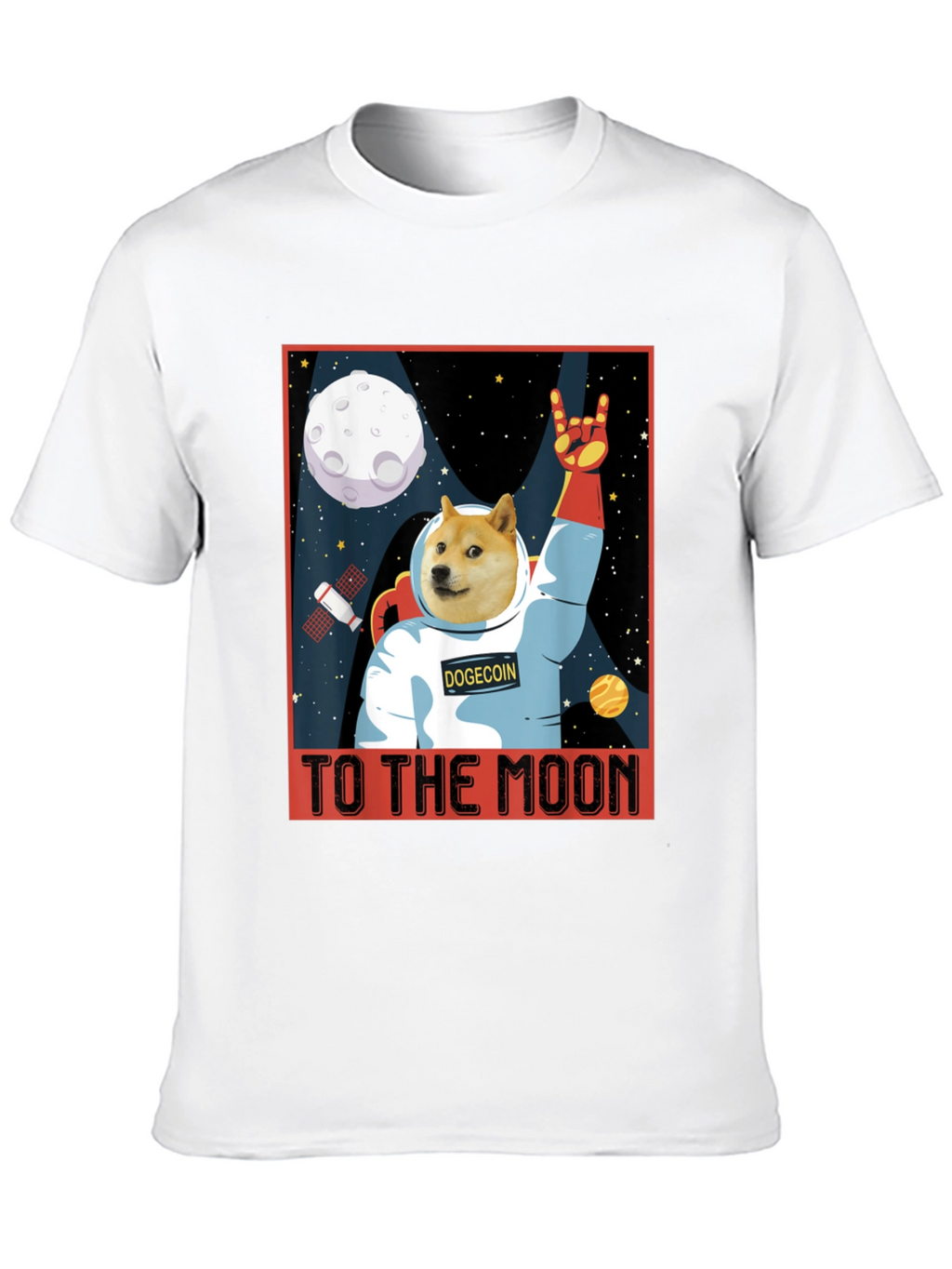 Camiseta Dogecoin - ¡A la Luna!
