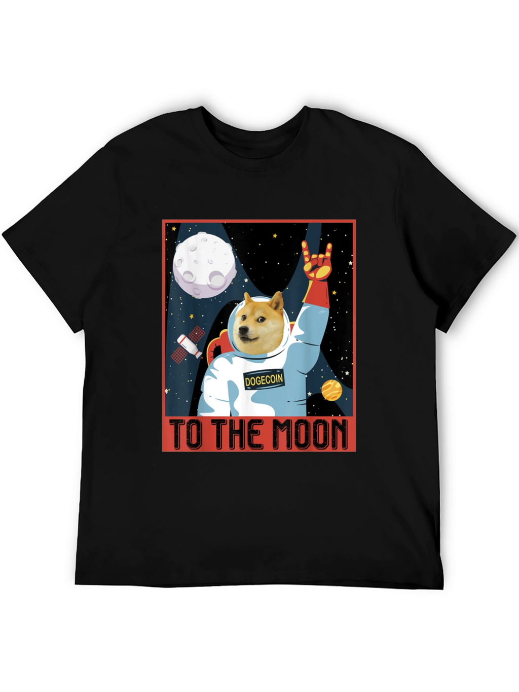 Camiseta Dogecoin - ¡A la Luna!