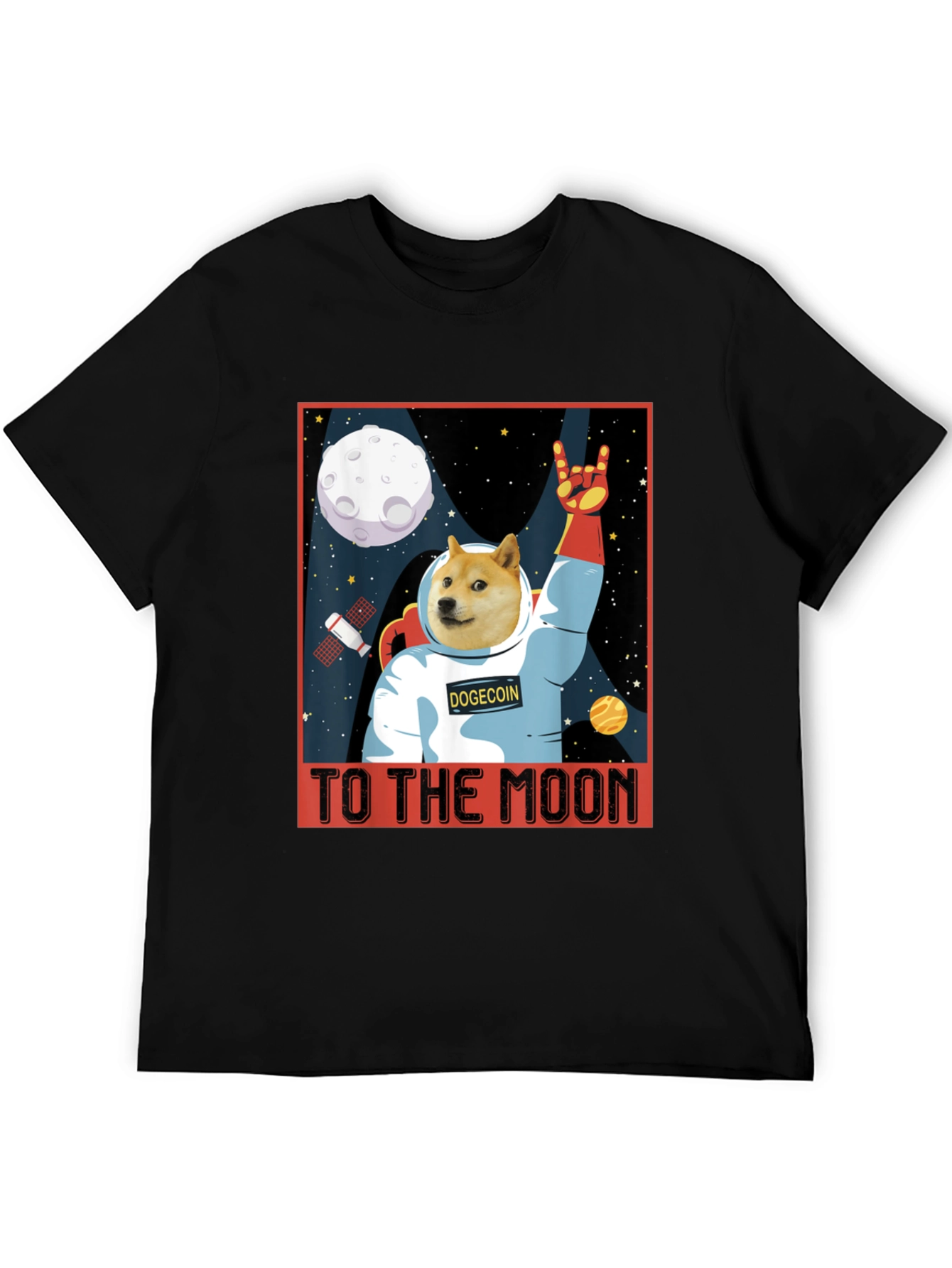 Camiseta Dogecoin - ¡A la Luna!