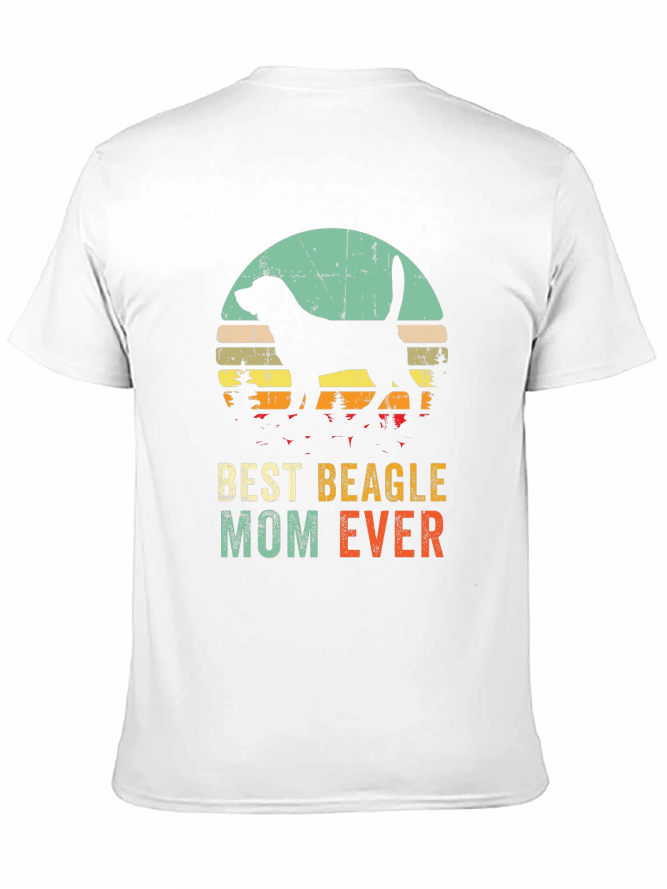 Camiseta Negra Best Beagle Mom Ever Vintage