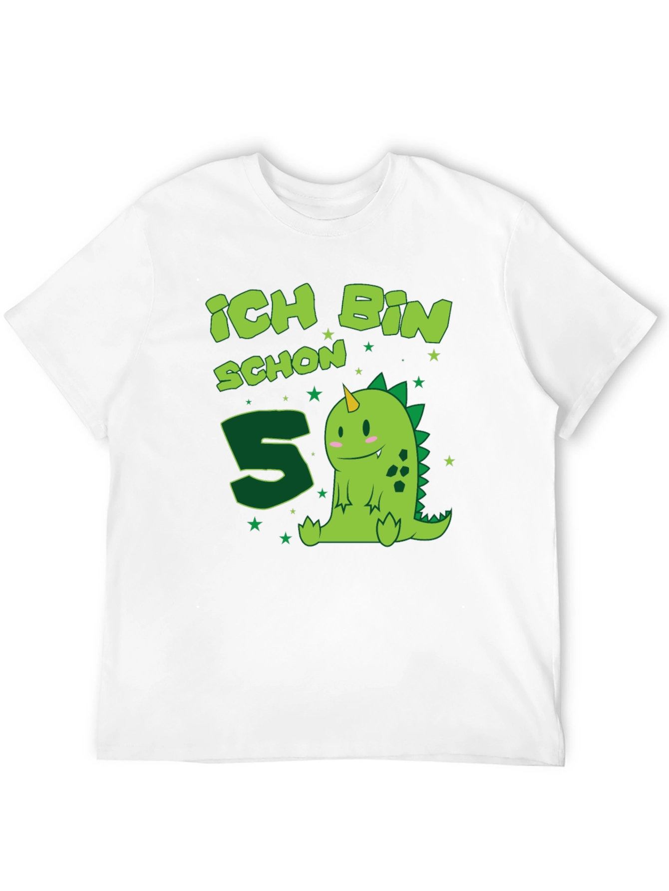 Camiseta Infantil Dinosaurio Cumpleaños - ¡Ya Tengo 5!