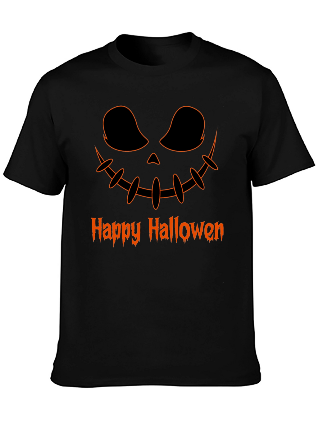 Camiseta Halloween Diseño Calabaza
