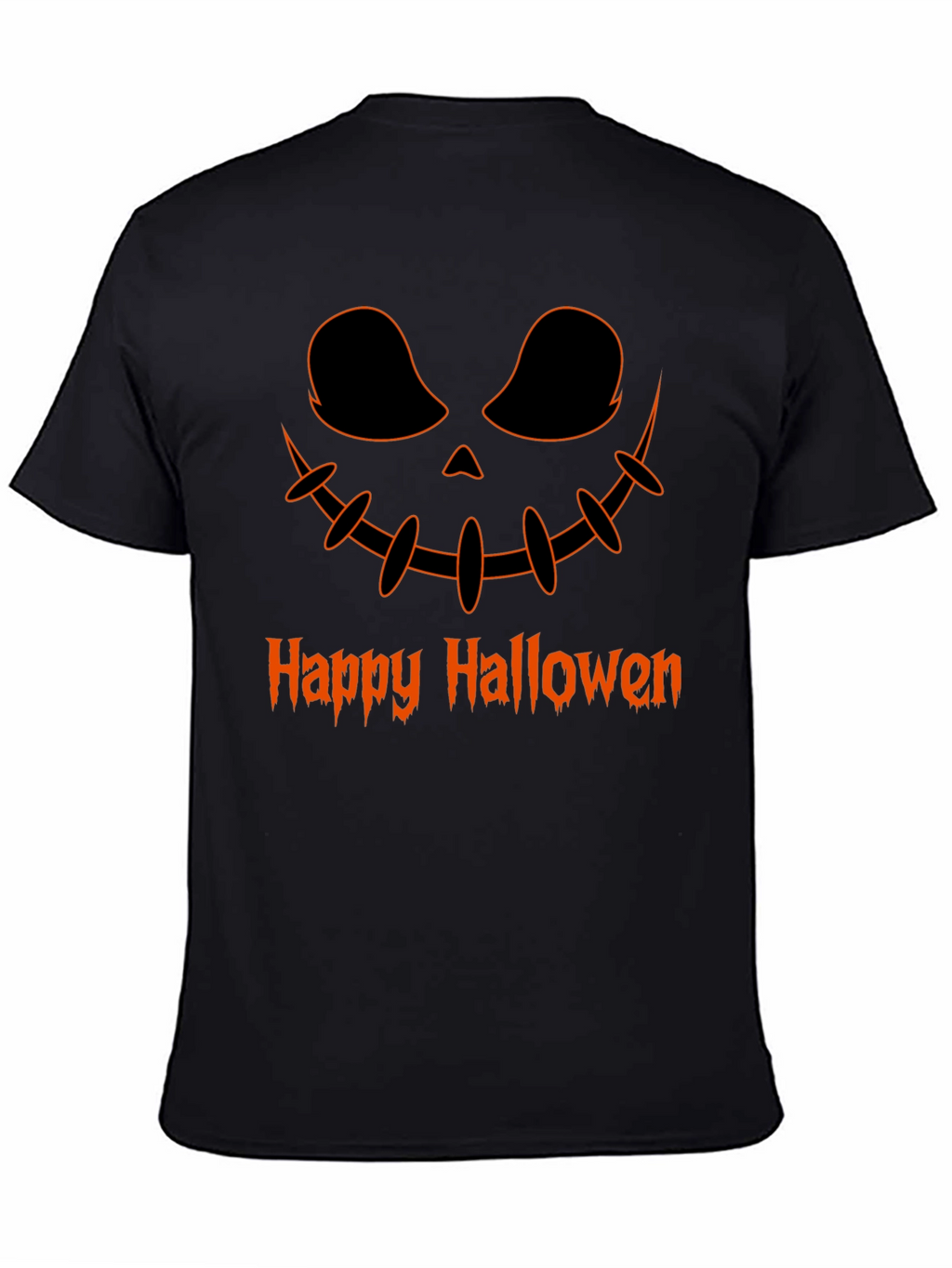 Camiseta Halloween Diseño Calabaza