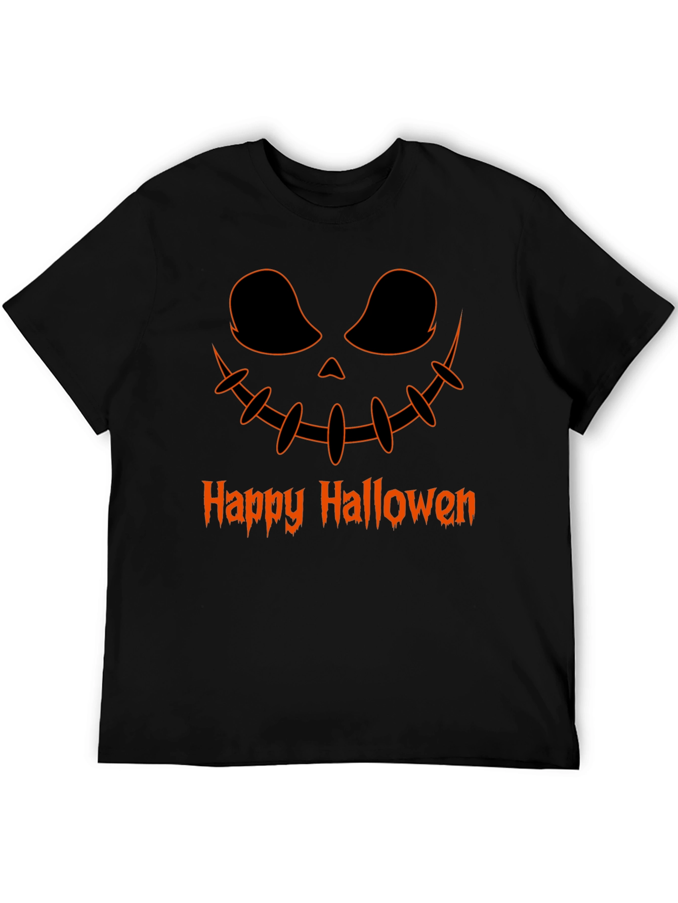 Camiseta Halloween Diseño Calabaza