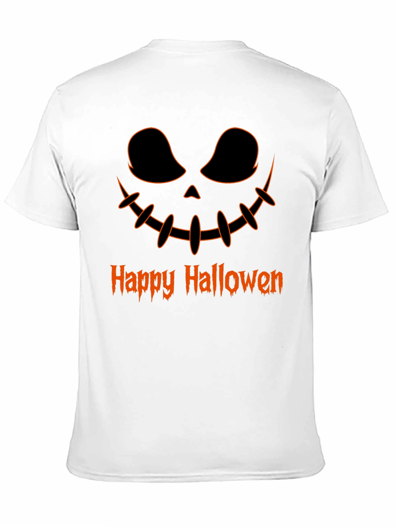 Camiseta Halloween Diseño Calabaza