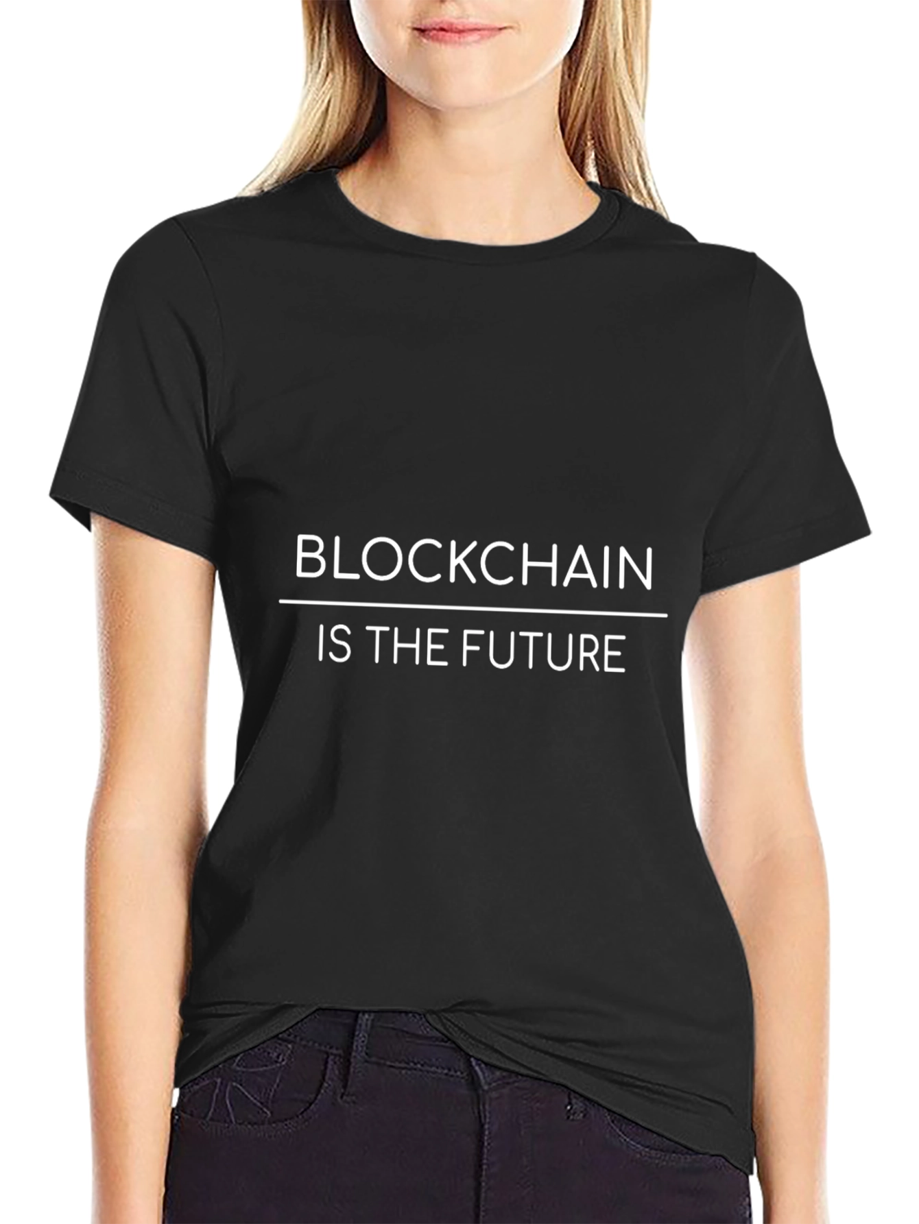Camiseta Negra Blockchain: El Futuro