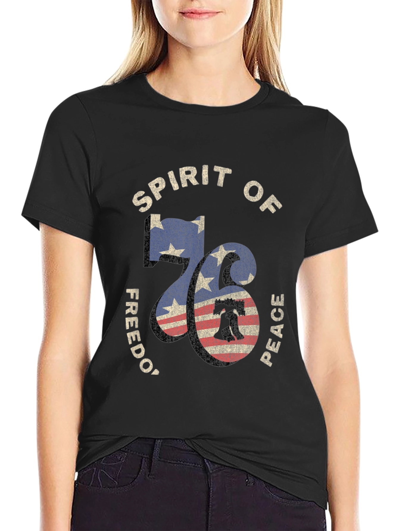 Camiseta Espíritu del 76 Americana Vintage