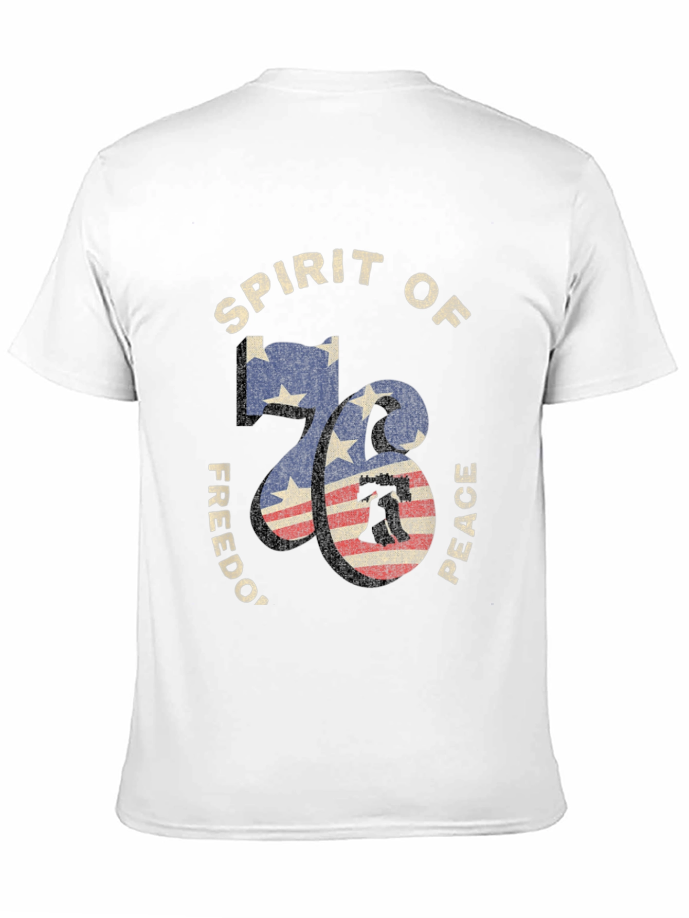 Camiseta Espíritu del 76 Americana Vintage