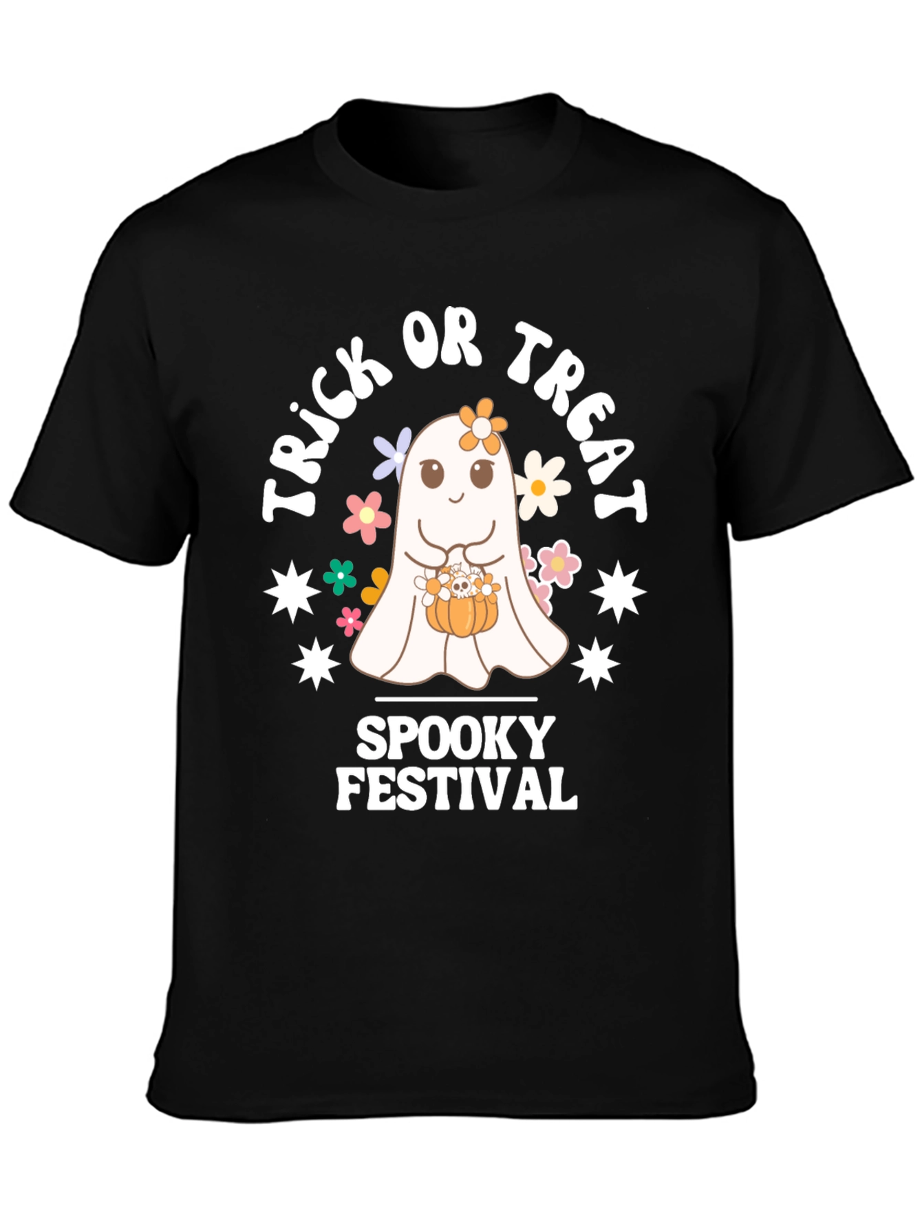 Camiseta Festiva de Halloween Trick or Treat