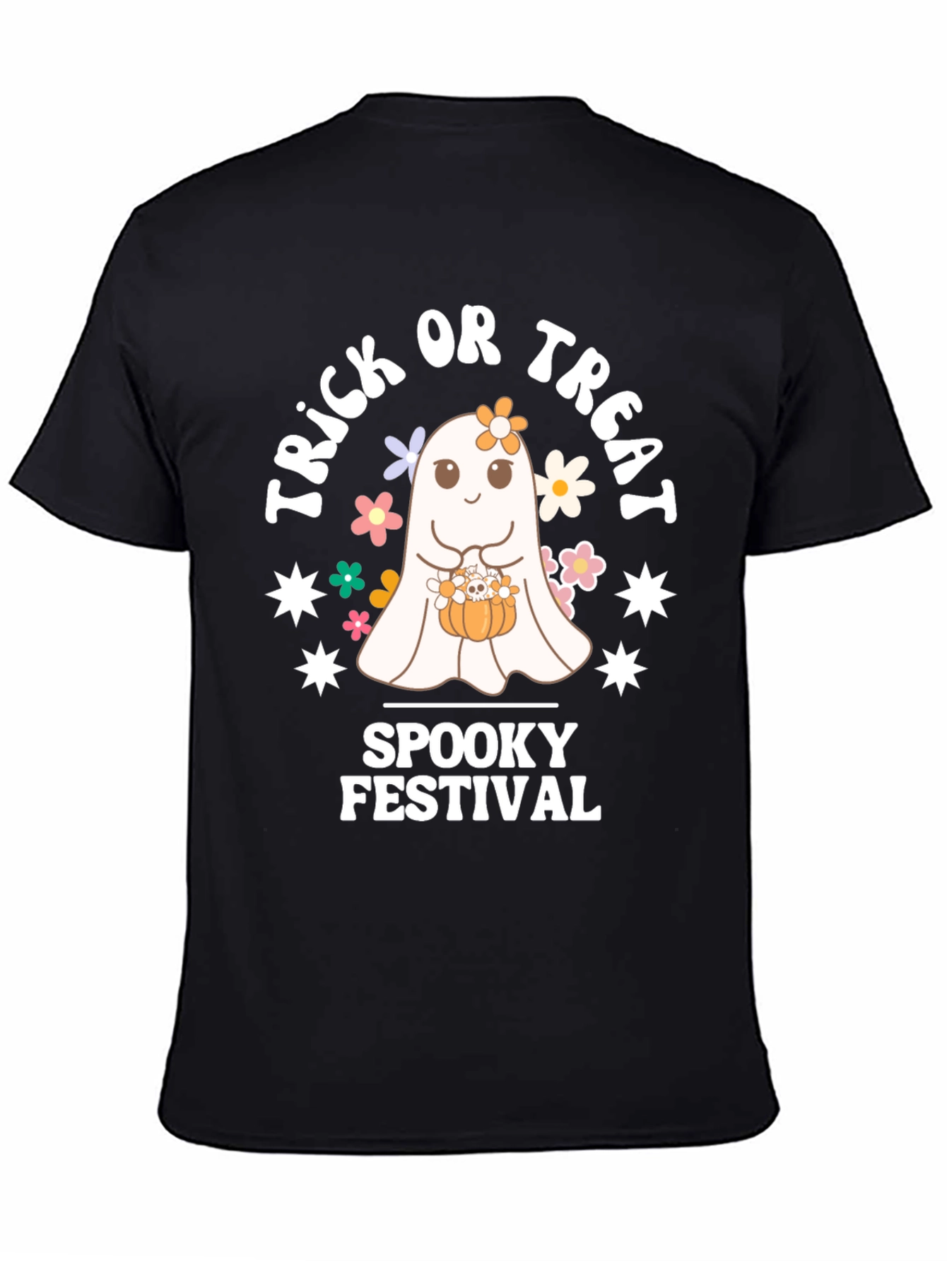 Camiseta Festiva de Halloween Trick or Treat