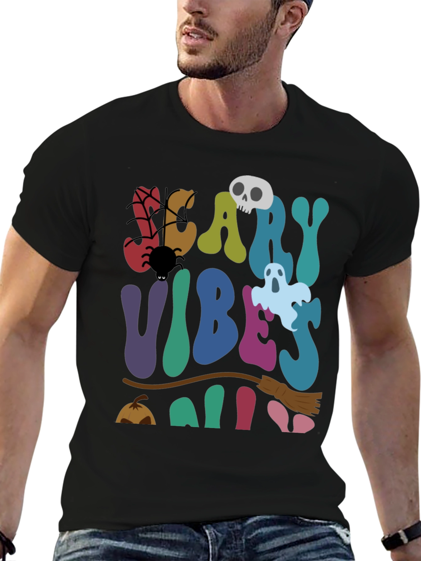 Camiseta Halloween Scary Vibes