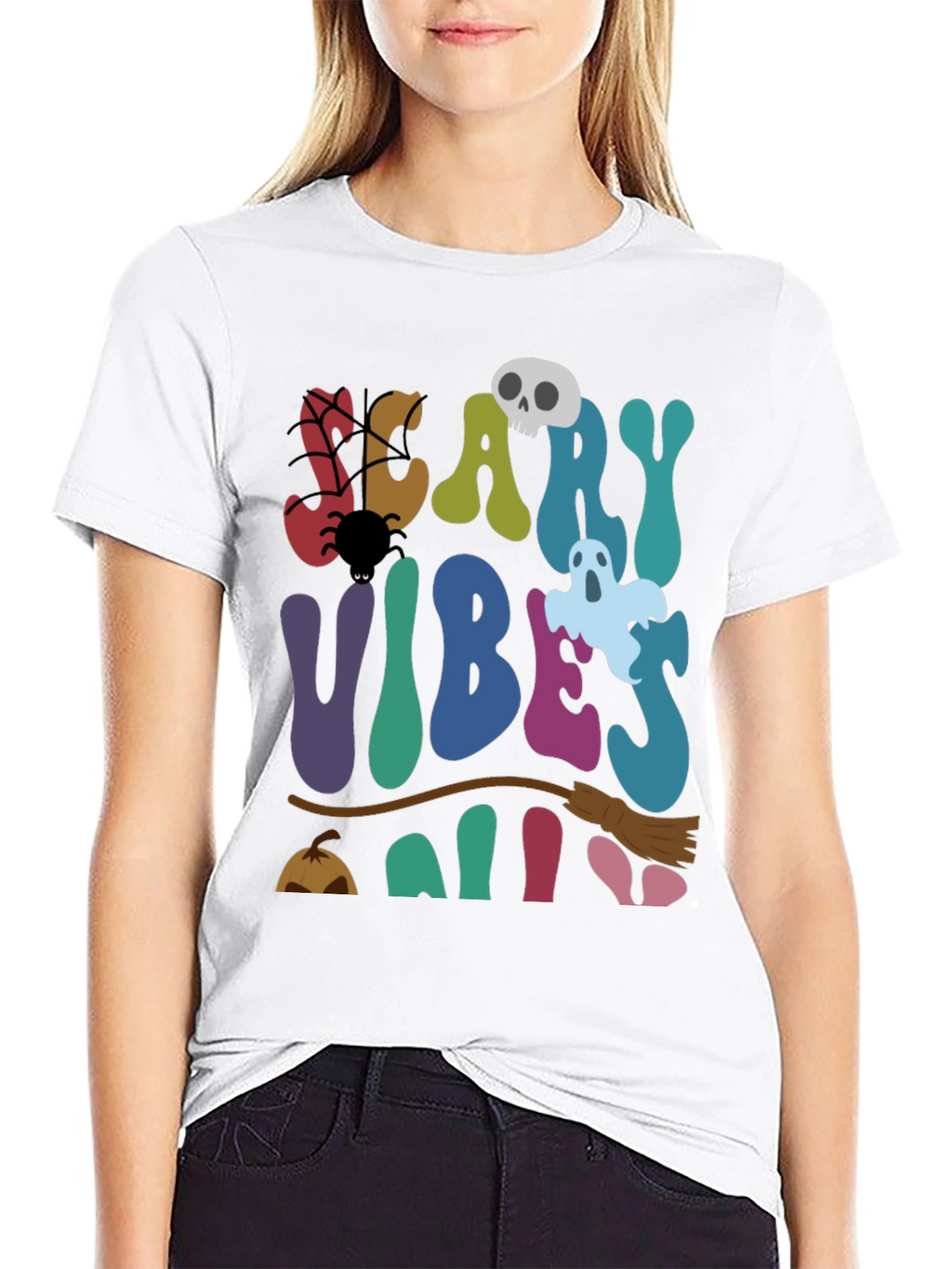 Camiseta Halloween Scary Vibes