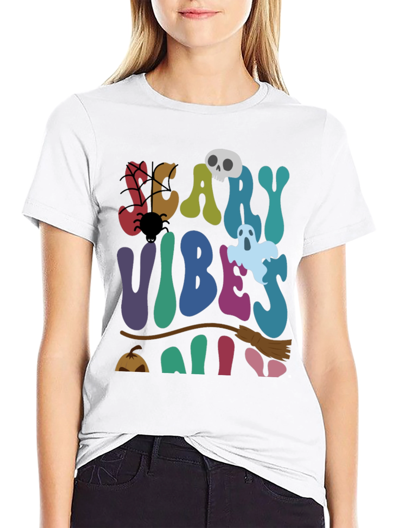 Camiseta Halloween Scary Vibes