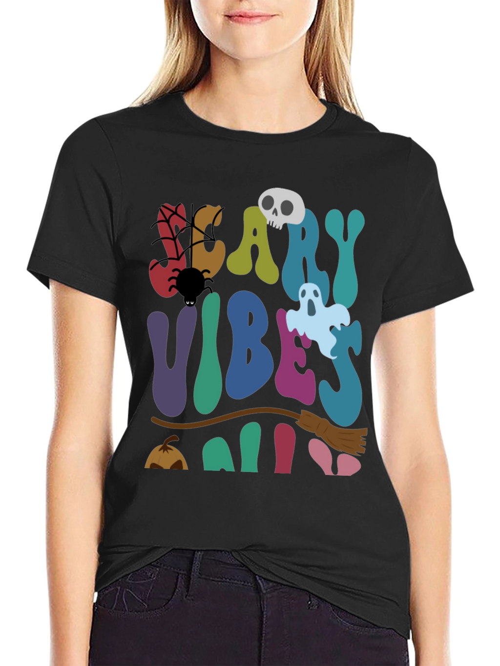 Camiseta Halloween Scary Vibes