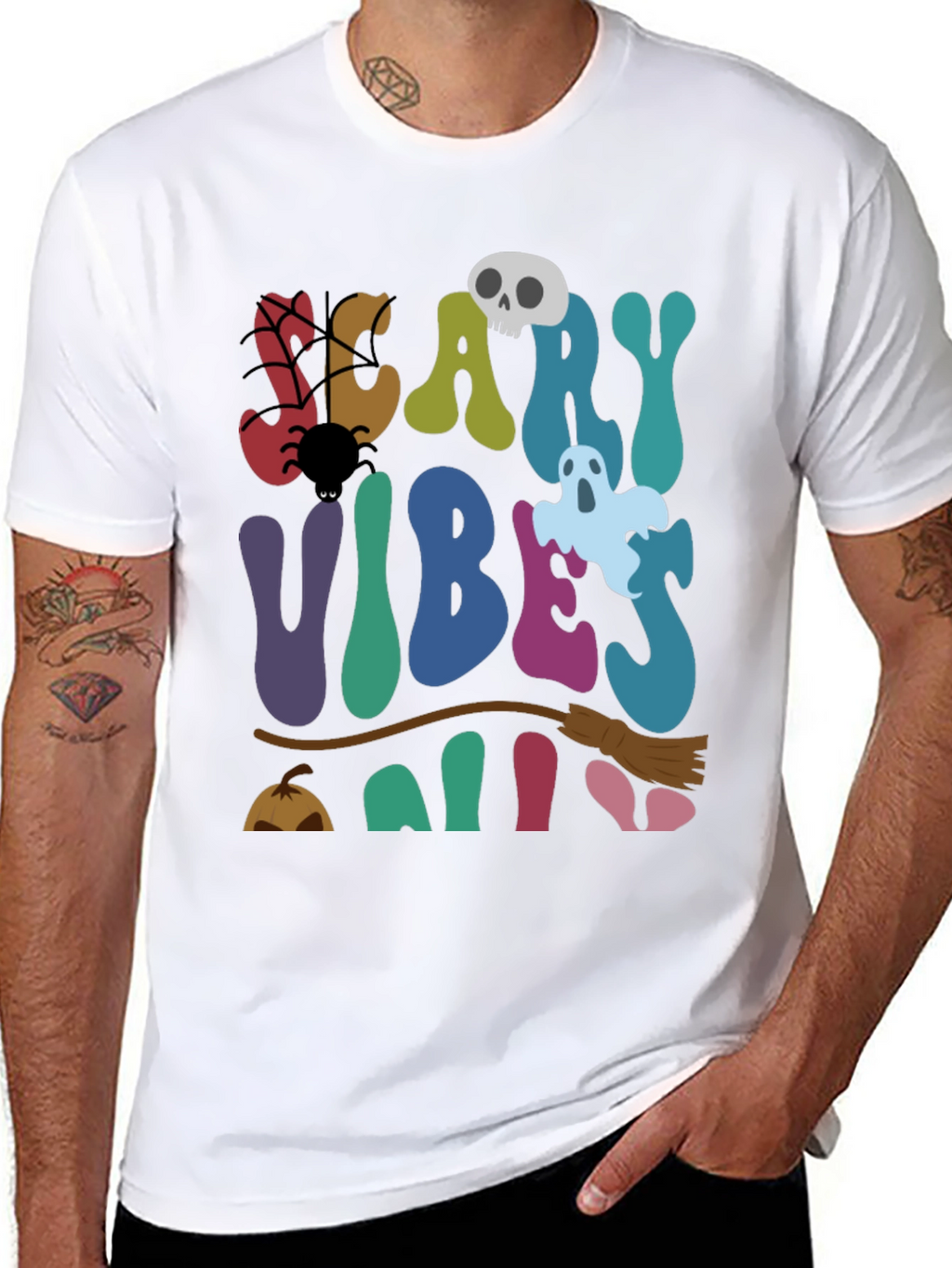 Camiseta Halloween Scary Vibes