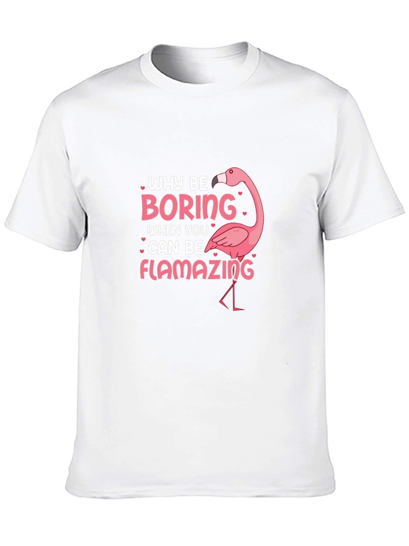 Camiseta Negra con Diseño de Flamenco Flamazing